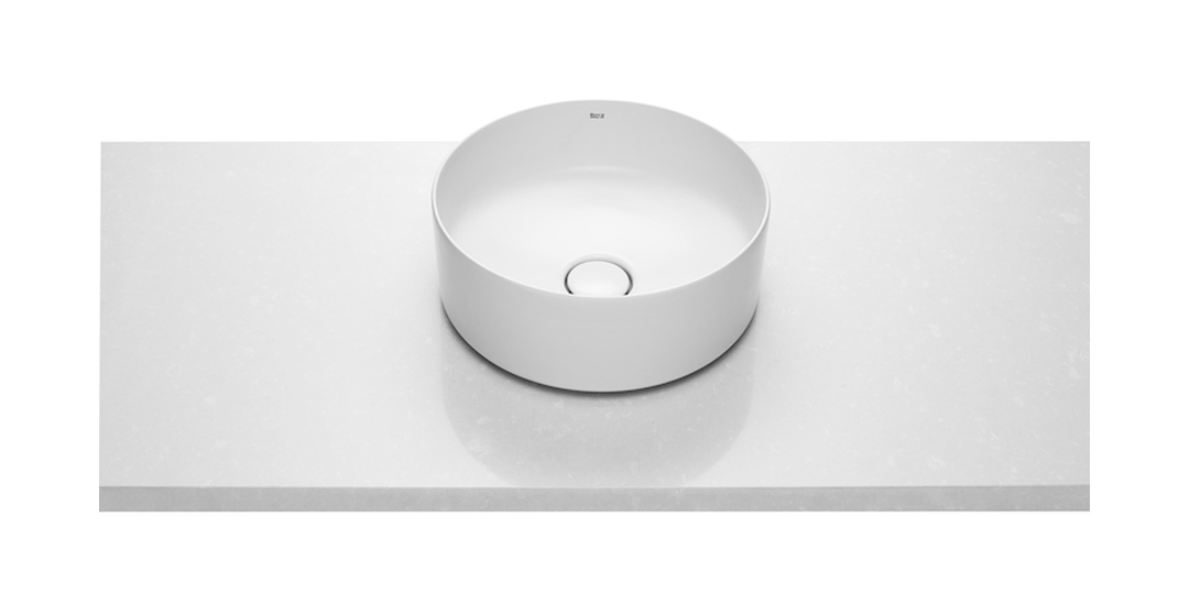 Roca Inspira Round umywalka 37 cm nablatowa Supraglaze biała A327523S00 - Wysyłka w 24h