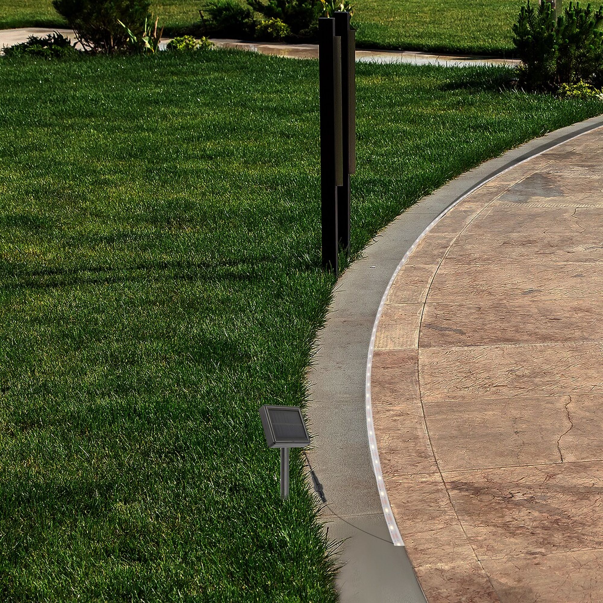 Rabalux Ansoo lampa solarna stojąca 180x0,26 W biały 77016