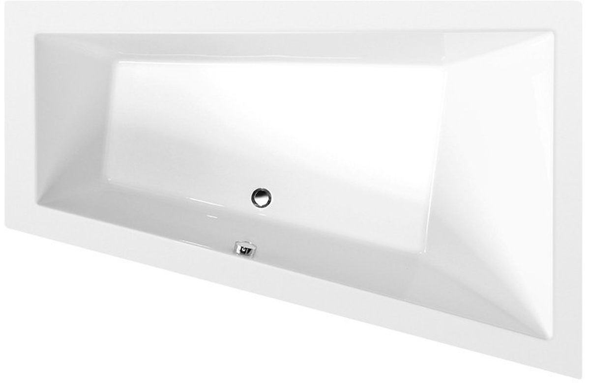 Polysan Triangl wanna narożna 180x120 cm prawa biała 20611