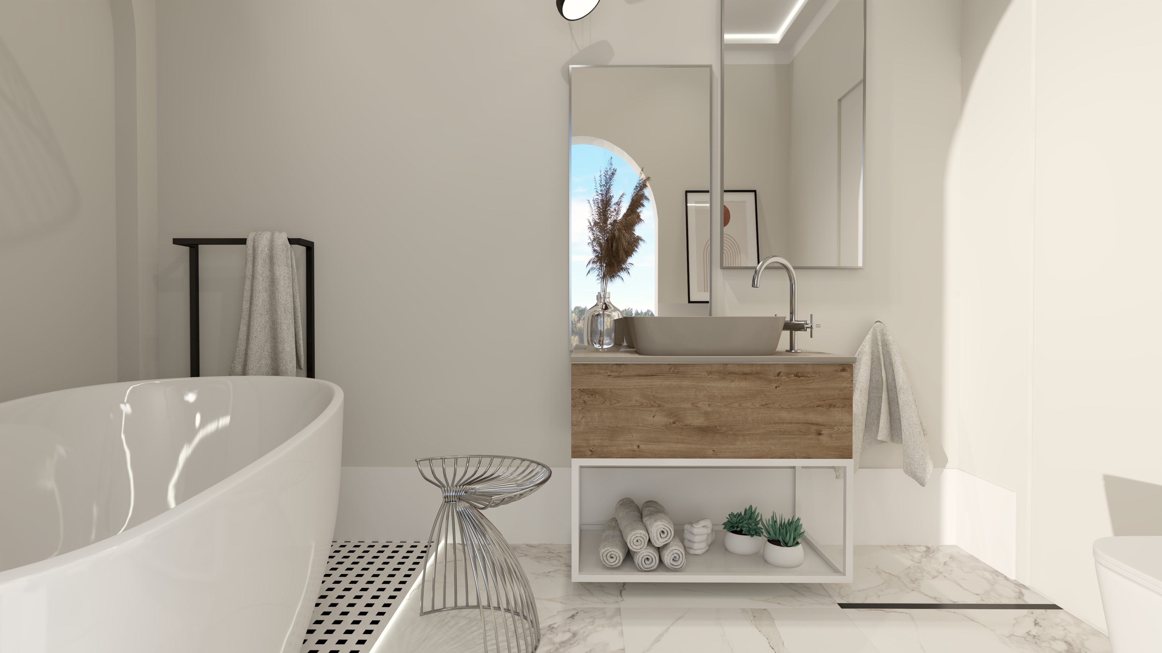 Elita Look szafka 80x44,9x28,1 cm podumywalkowa wisząca dąb canela RE010803027050