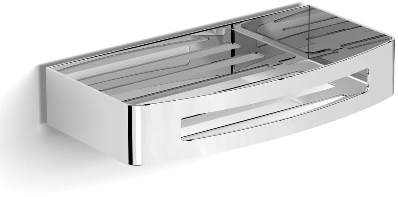 Stella koszyk łazienkowy ścienny stal polerowana 16.035