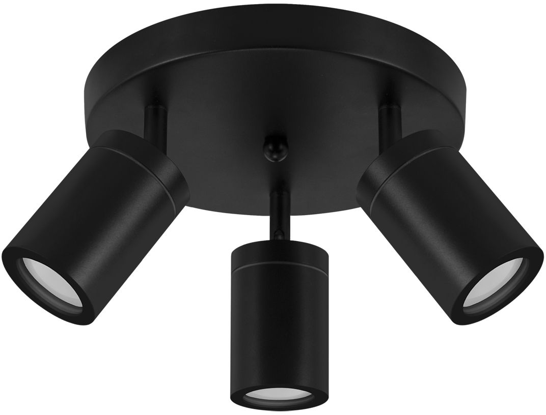 Strühm Tenor lampa podsufitowa 3x20 W czarna 04075