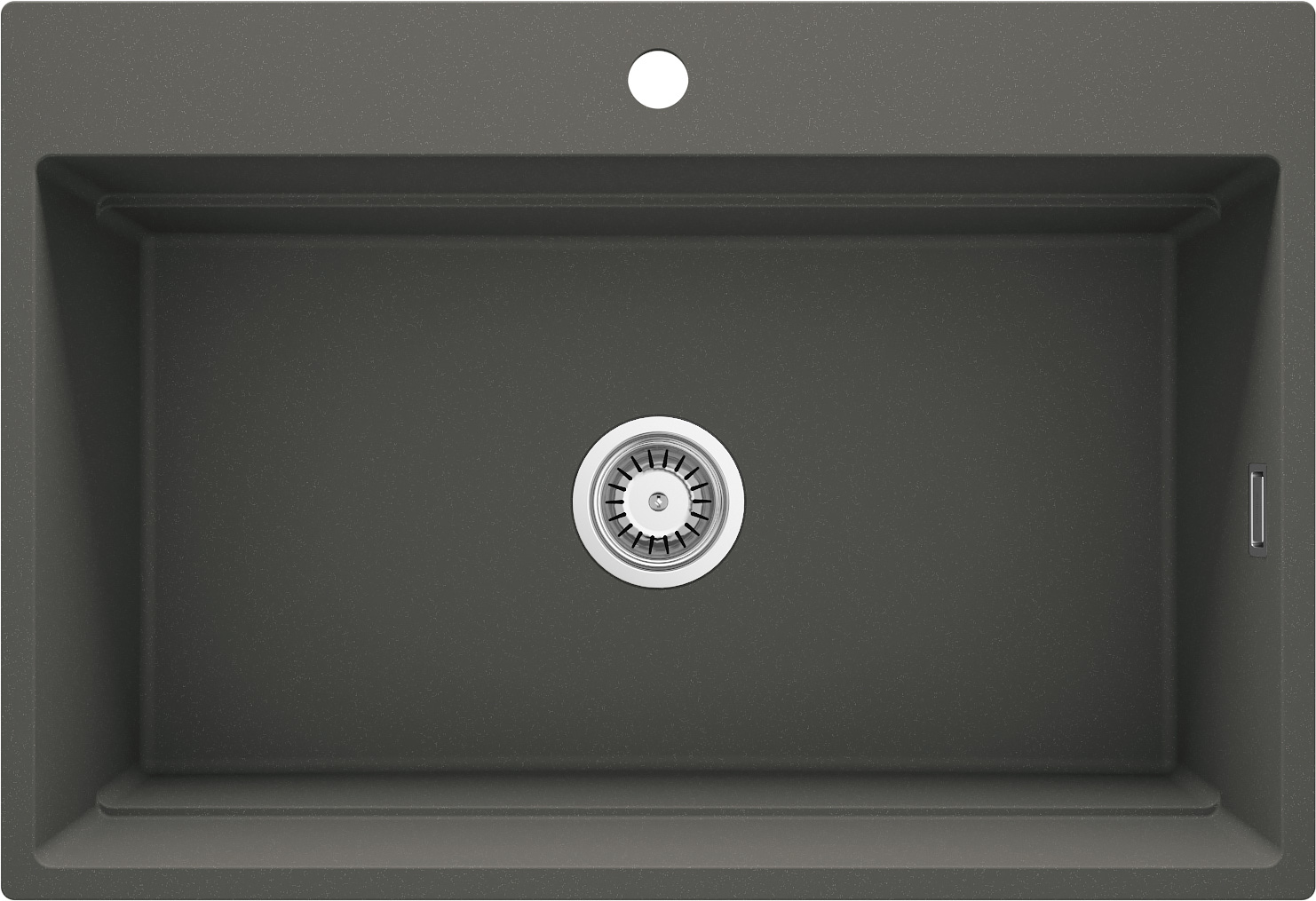 Deante Magnetic zlewozmywak granitowy 76x52 cm antracyt ZRM_T10B - Wysyłka w 24h