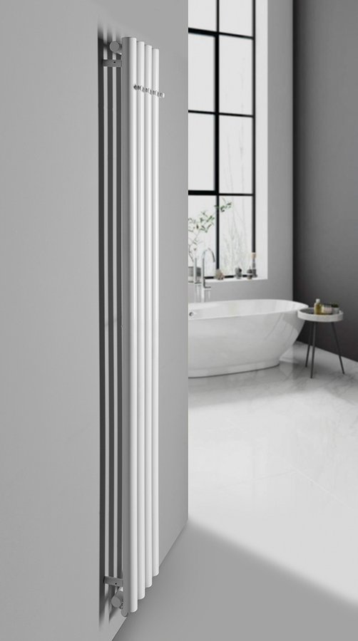 Sapho Pilon grzejnik łazienkowy dekoracyjny 180x27 cm biały IZ121T - Wysyłka w 24h