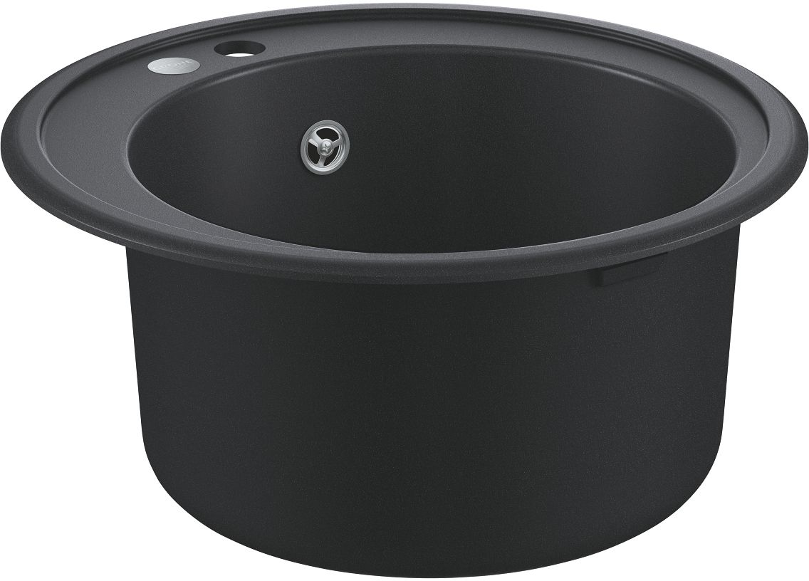 Grohe K200 zlewozmywak kompozytowy okrągły 51 cm czarny 31656AP0