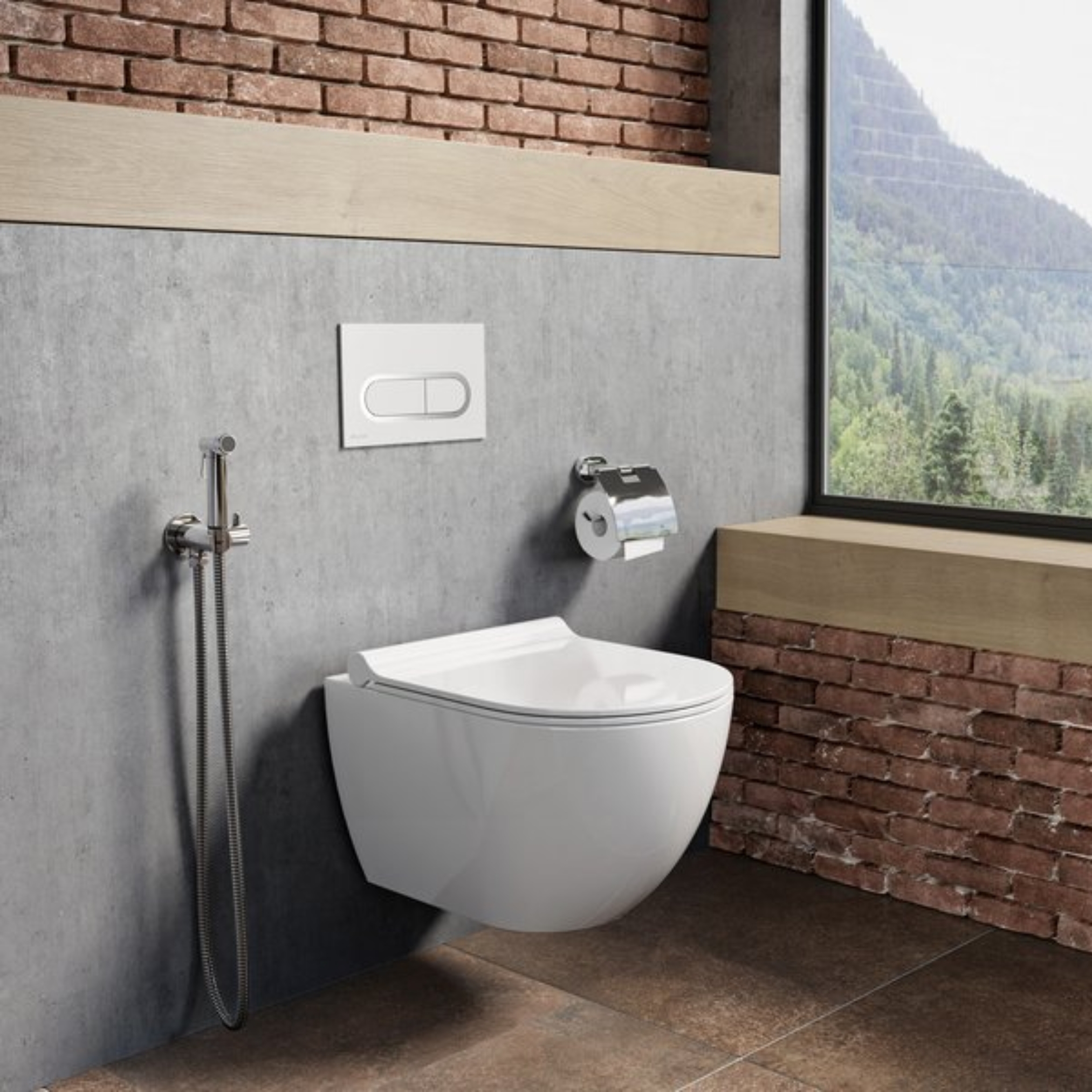 Ravak Uni Chrome miska WC wisząca biała X01516