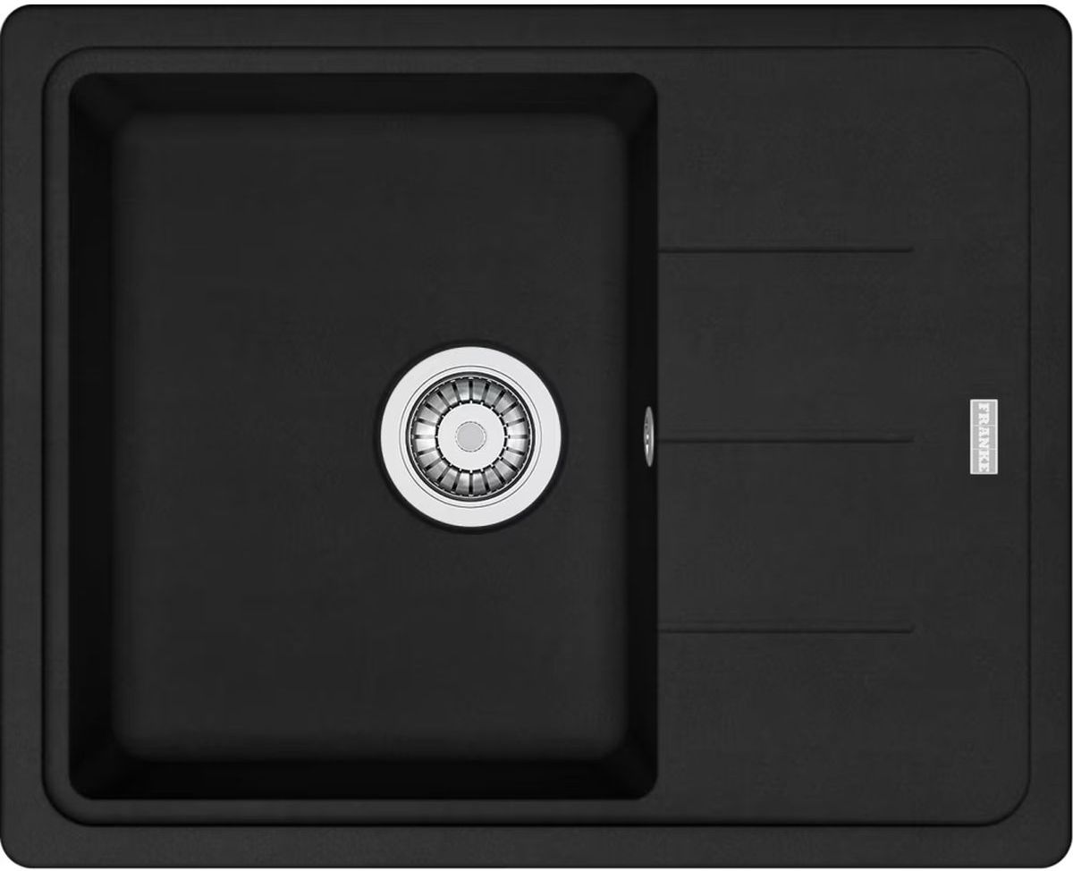 Franke Basis BFG 611-62 zlewozmywak 62x50 cm Fragranite czarny mat 114.0676.305