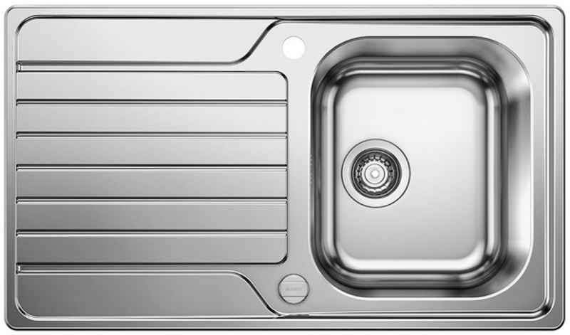 Blanco Dinas 45 S zlewozmywak stalowy 86x50 cm prawy stal szczotkowana 523378