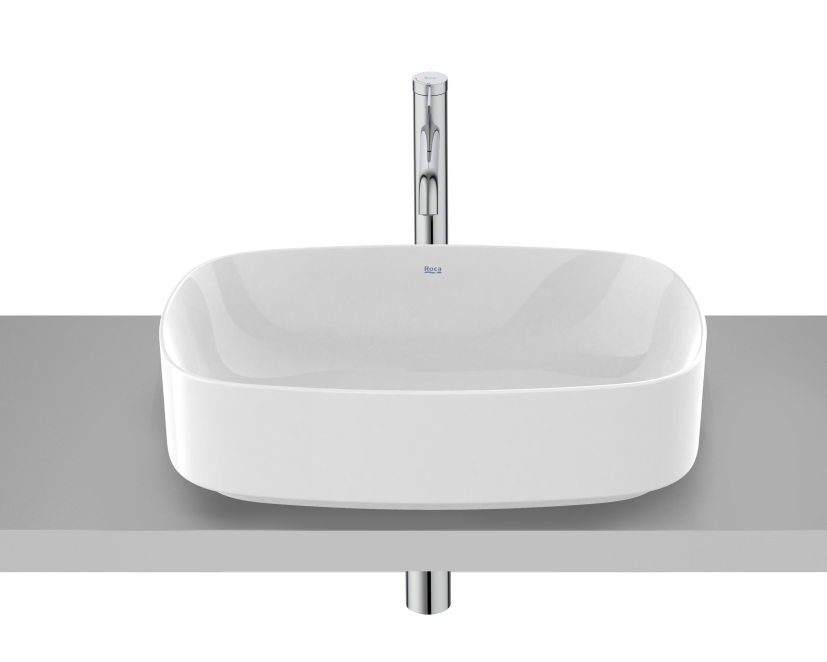 Roca Ona umywalka 50x37 cm prostokątna nablatowa biała A3275L0S00 - Wysyłka w 24h