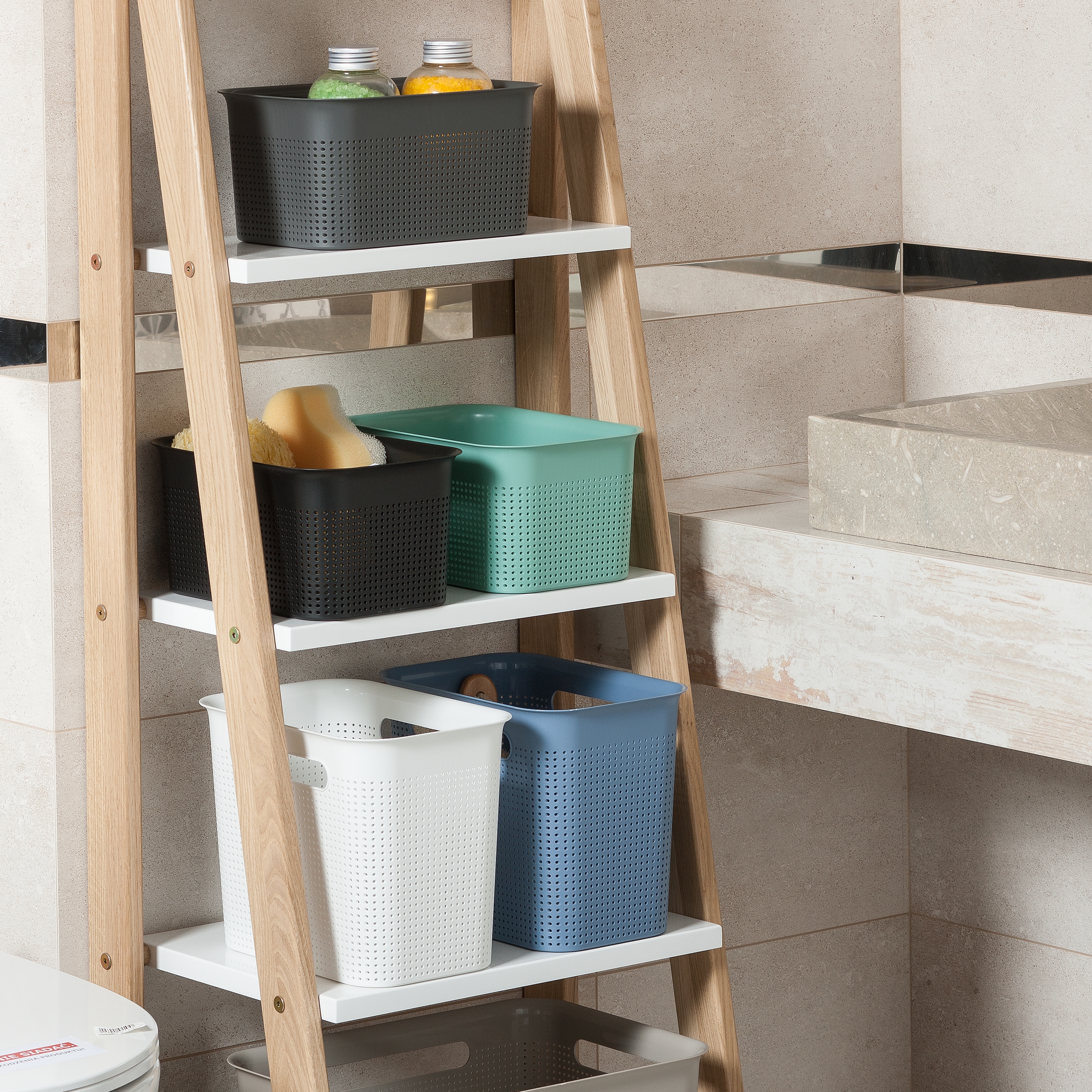 Rotho Brisen pojemnik łazienkowy 4,5 l antracyt 1023708853 - Wysyłka w 24h