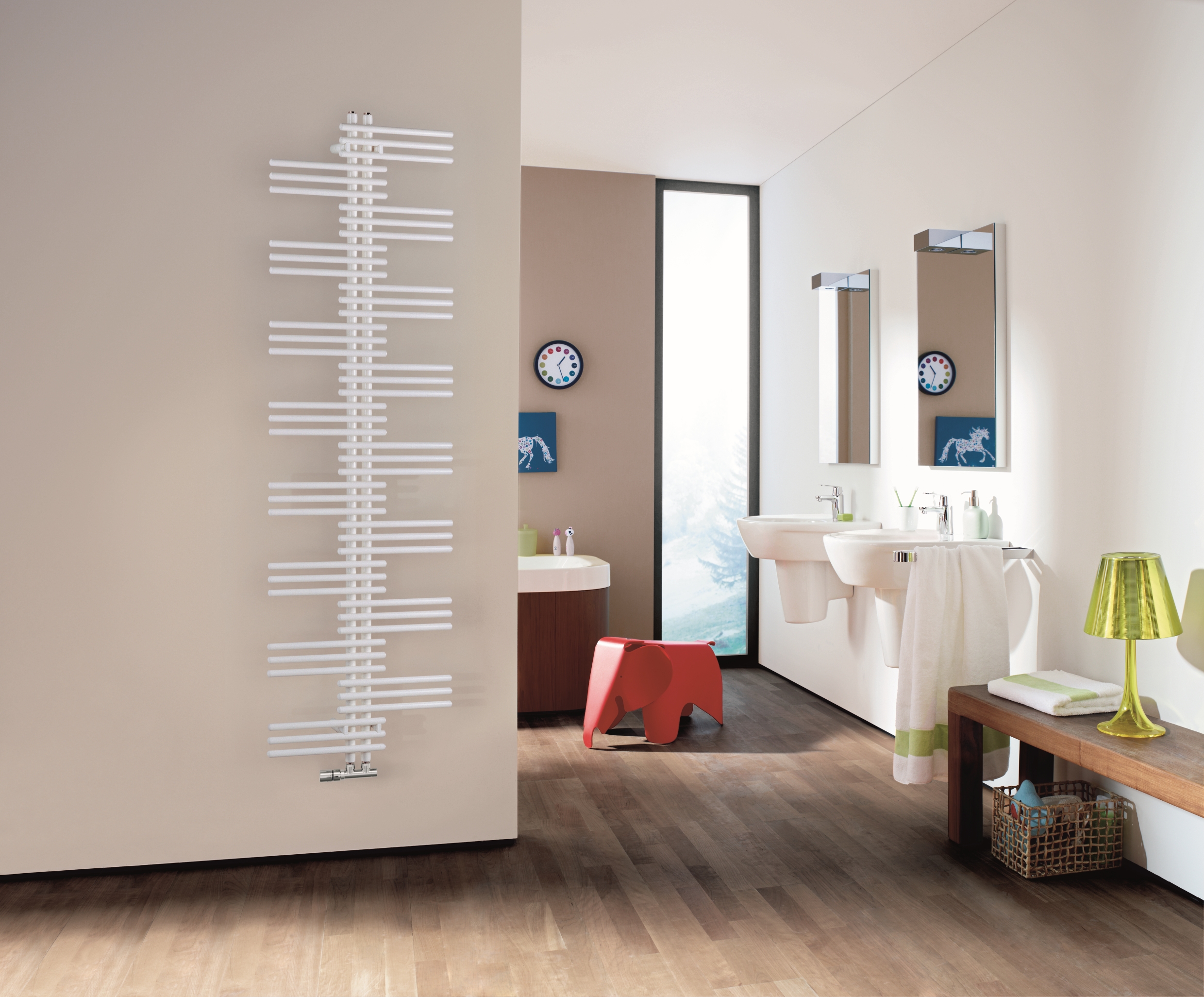 Zehnder Yucca grzejnik łazienkowy 90,8x50 cm biały YS090-050