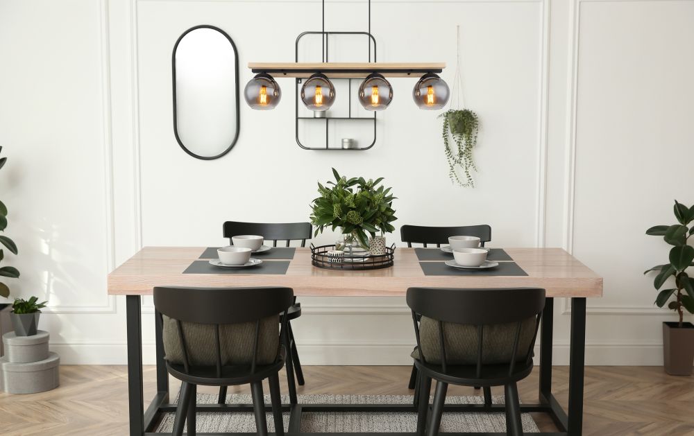 Globo Lighting Conni lampa wisząca 4x25 W czarna 15569-4H