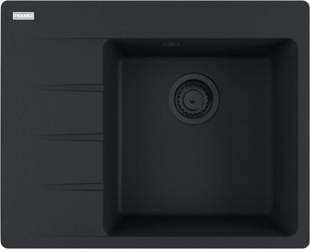 Franke Centro CNG 611-62 TL zlewozmywak granitowy 62x50 cm czarny mat 114.0693.566