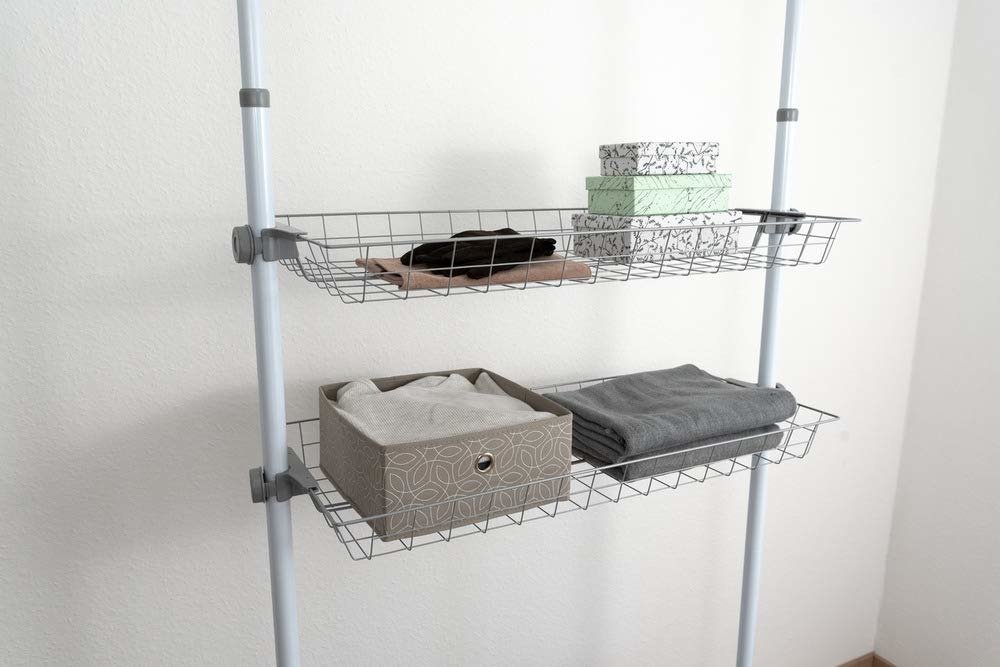 Wenko Herkules koszyk do garderoby 2 szt biały 50617100