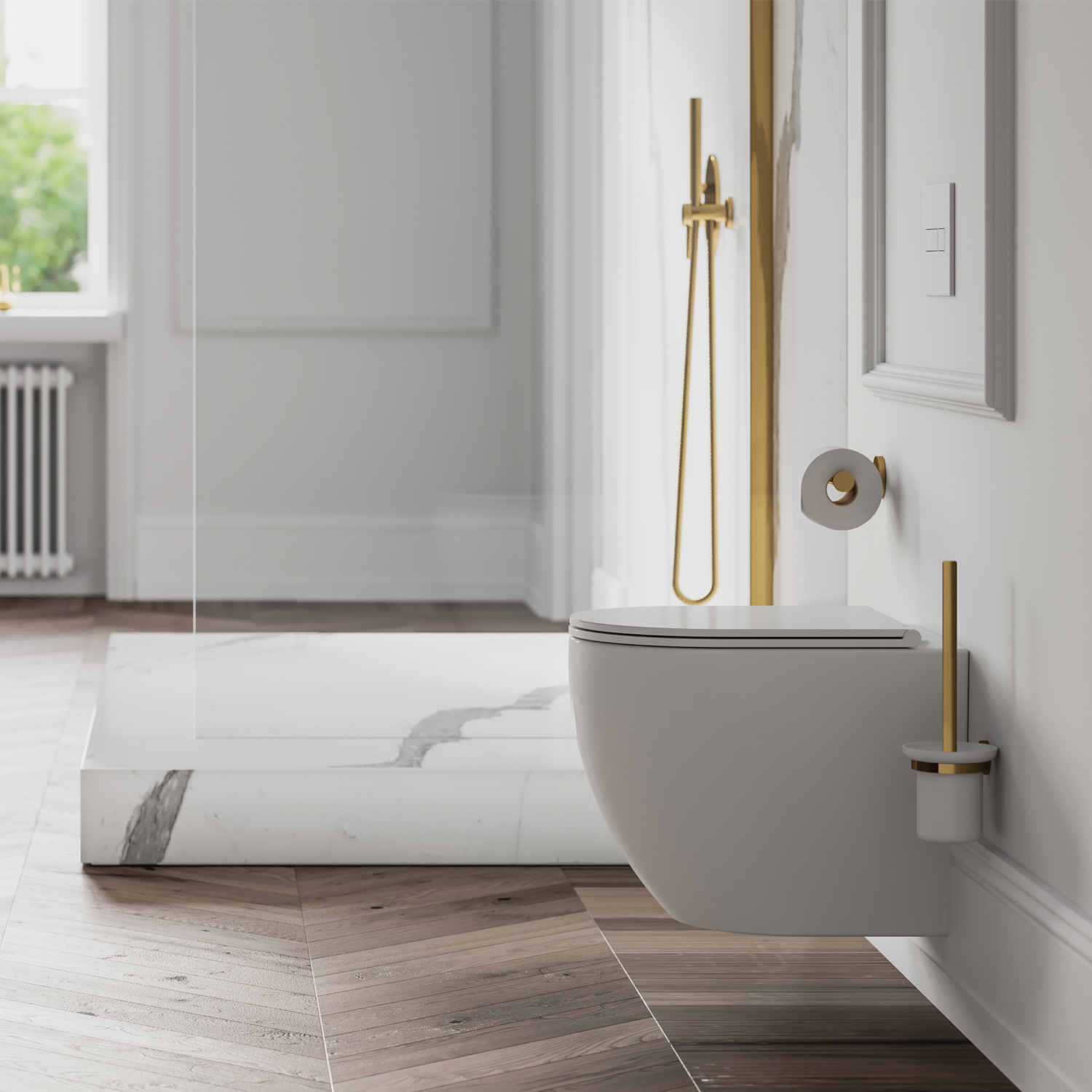 Omnires Ottawa miska WC z deską wolnoopadającą biały połysk OTTAWAMWBP - Wysyłka w 24h