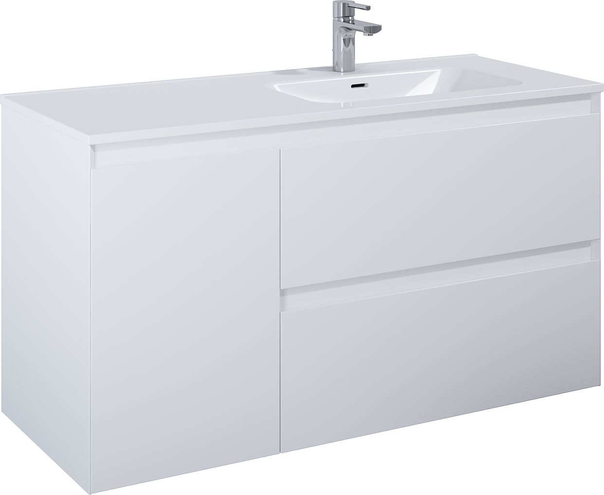 Elita Split szafka 120x45,8x63,5 cm podumywalkowa wisząca biała RE011205255290