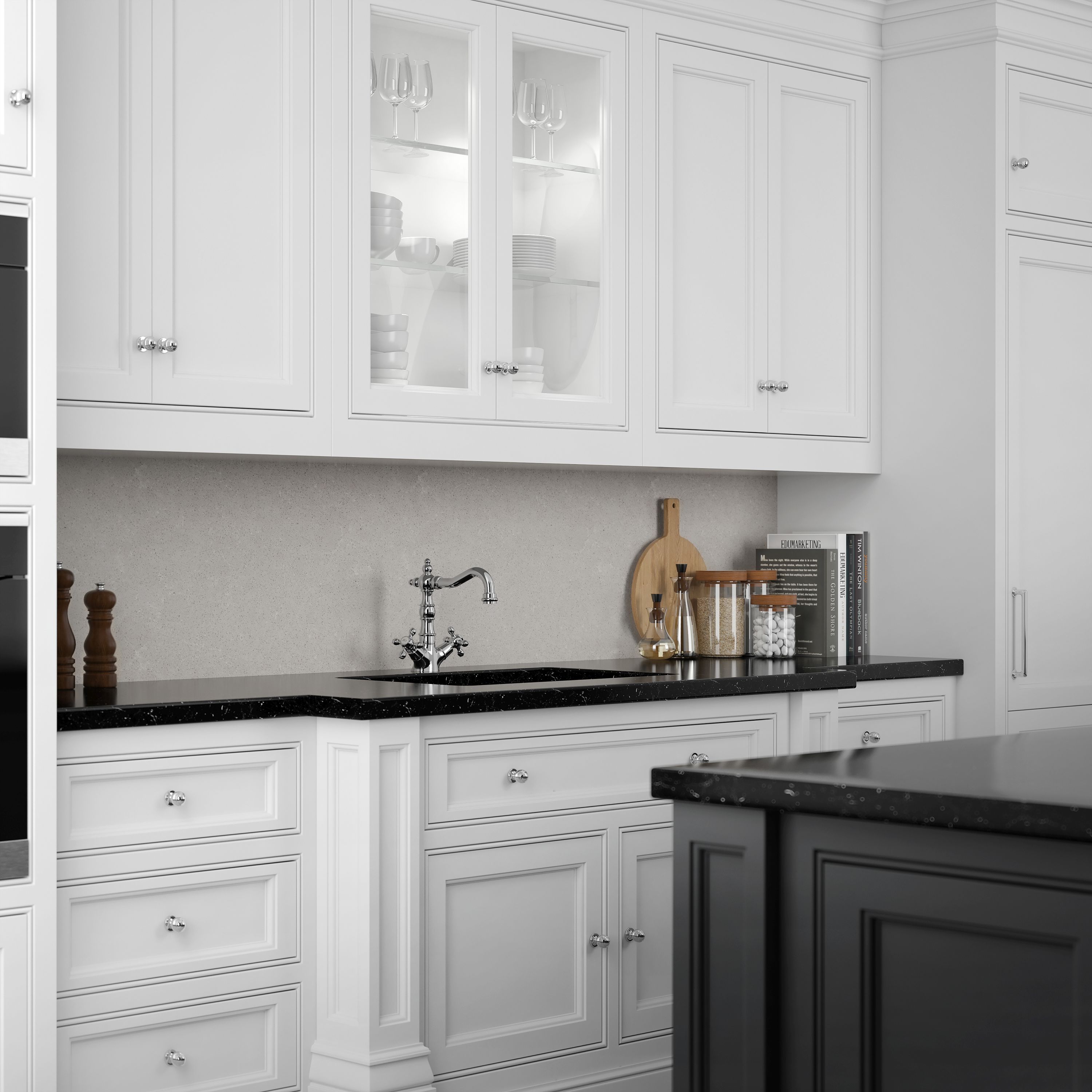 FDesign Lacrima bateria kuchenna stojąca chrom FD1-LRA-4-11