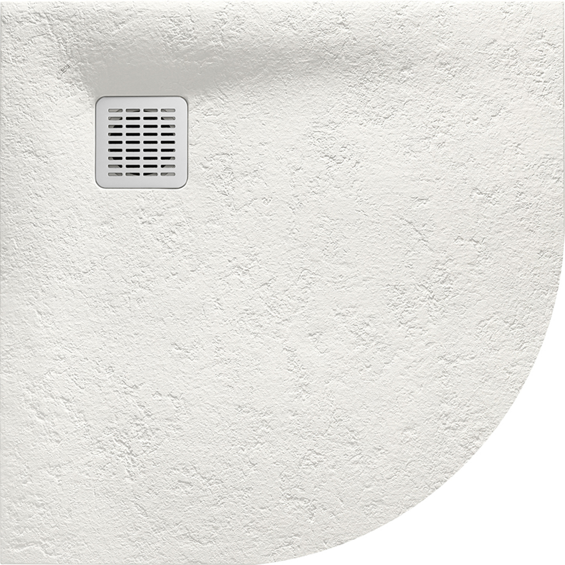 Roca Terran brodzik 90x90 cm półokrągły kompozyt Stonex beżowy AP10538438401650