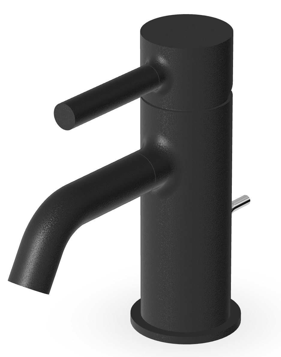 Zucchetti Pan bateria umywalkowa stojąca czarna ZP6211.N1