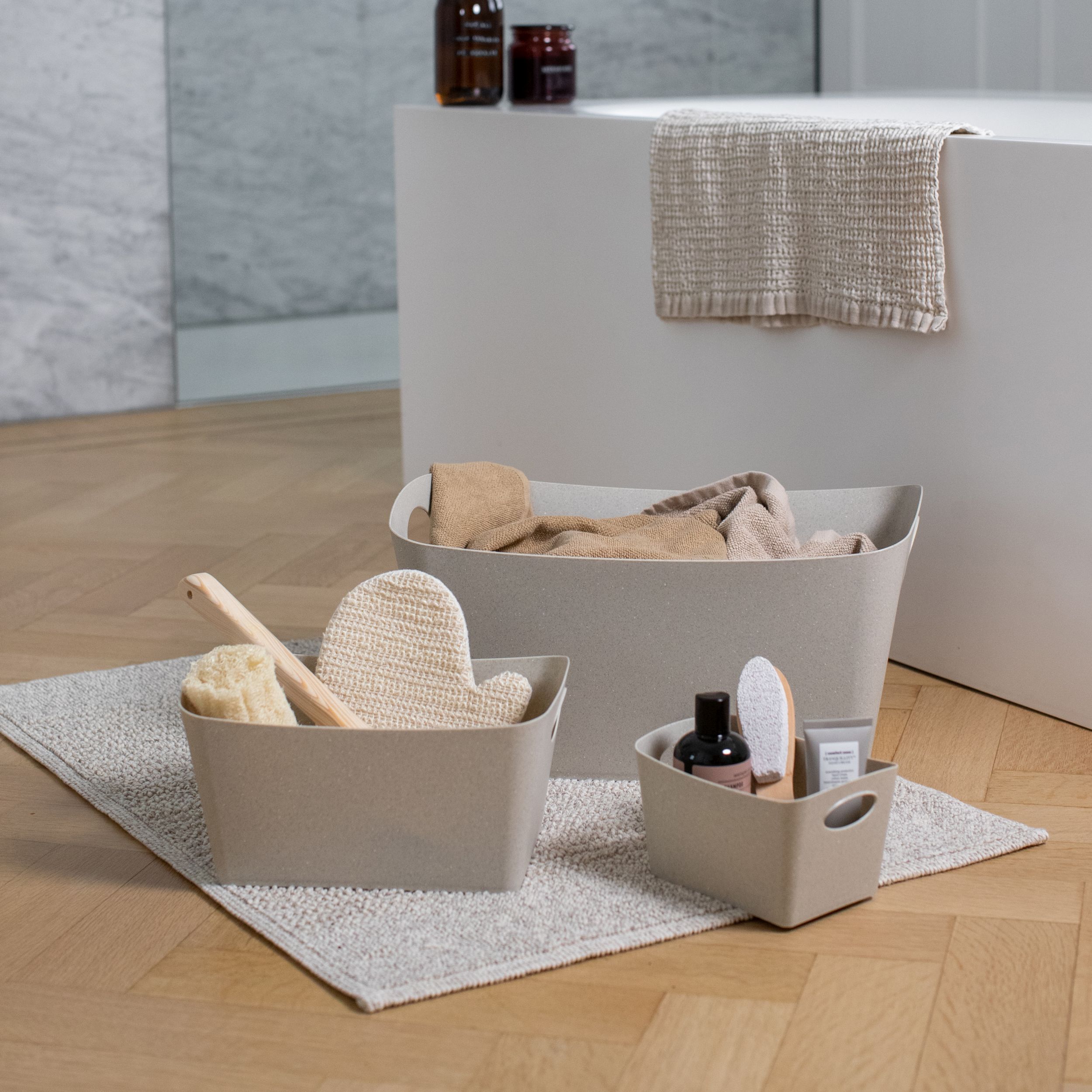 Koziol Boxxx M miska na pranie 3,5 l piaskowa 1404121 - Wysyłka w 24h