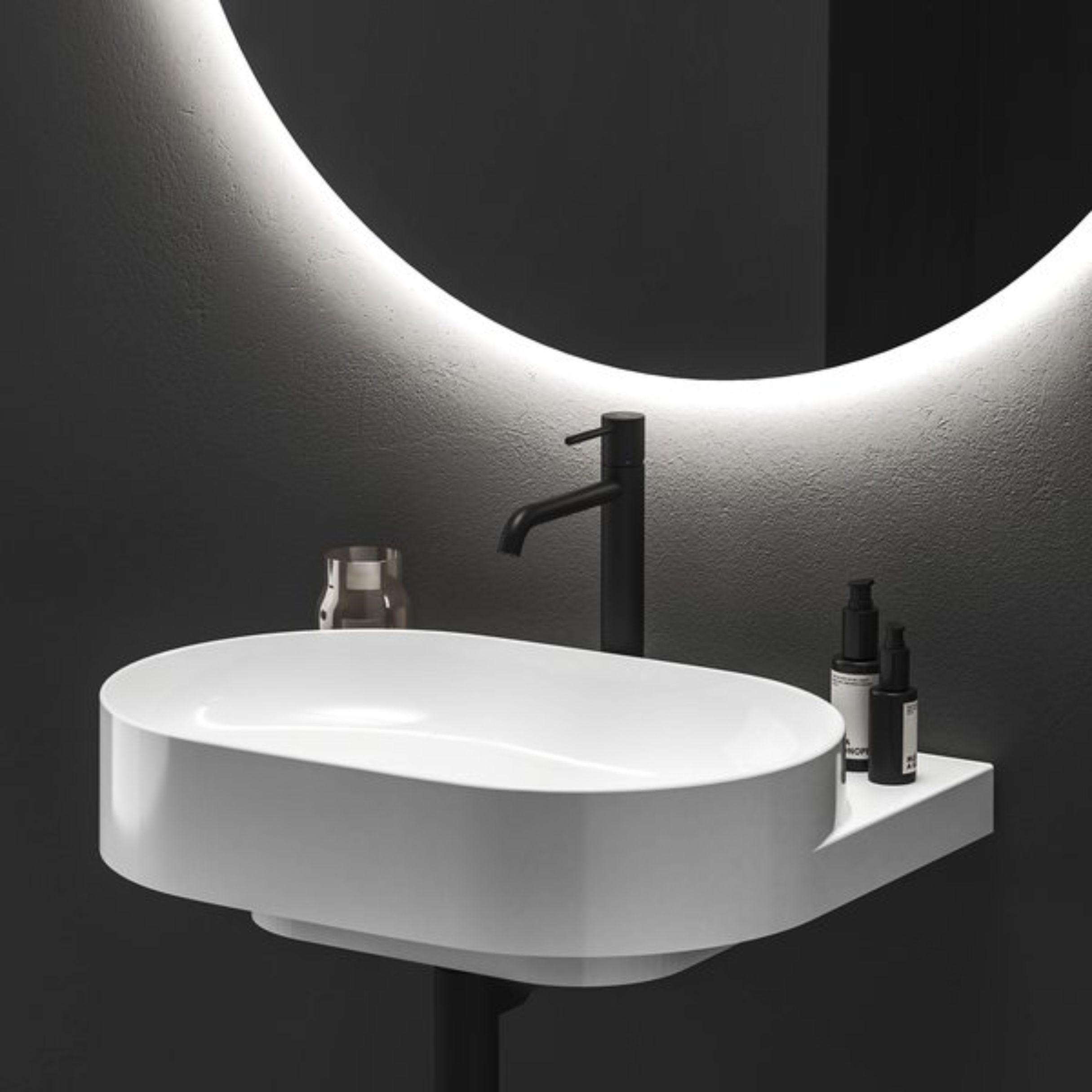 Ravak Espirit bateria umywalkowa stojąca czarna X070402