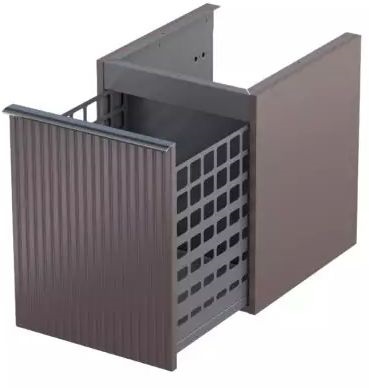 Oristo Etna szafka 40x45,5x50 cm boczna wisząca mokka OR52-SN1S-40-21R