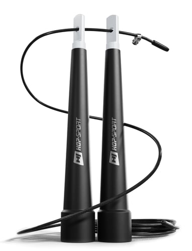 Skakanka plastikowa crossfit - czarna