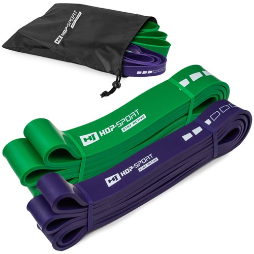 Zestaw 2 gum oporowych 16-57kg