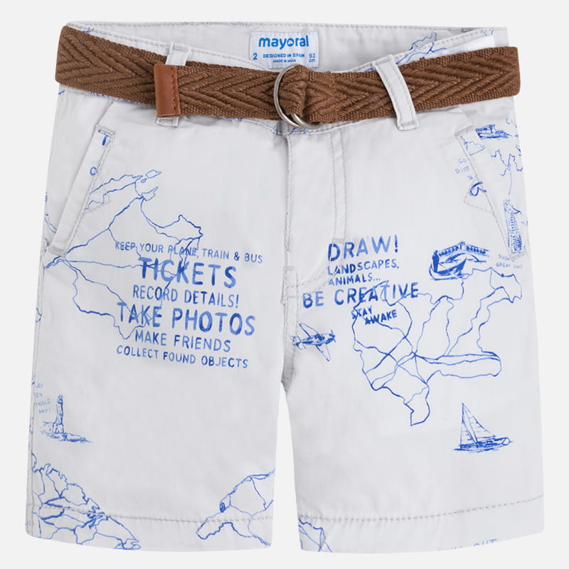 MAYORAL 3274 Krótkie spodenki z paskiem