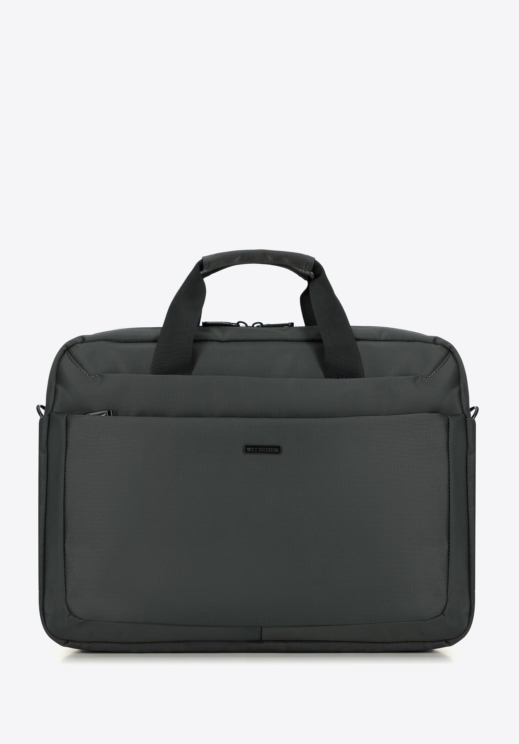 Męska torba na laptopa 15,6’’ jednokomorowa szara