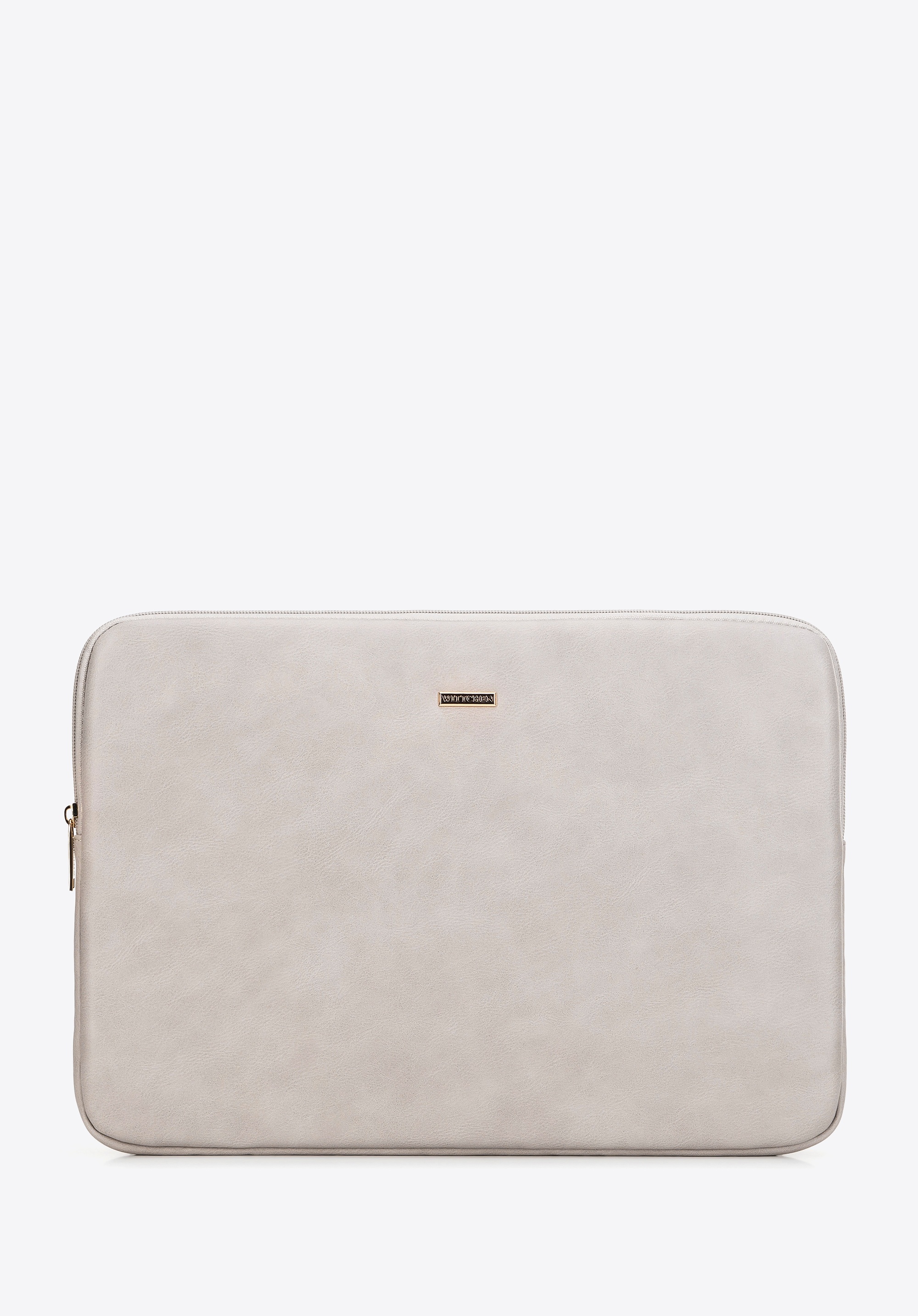 Etui na laptopa 15,6” z ekoskóry beżowe