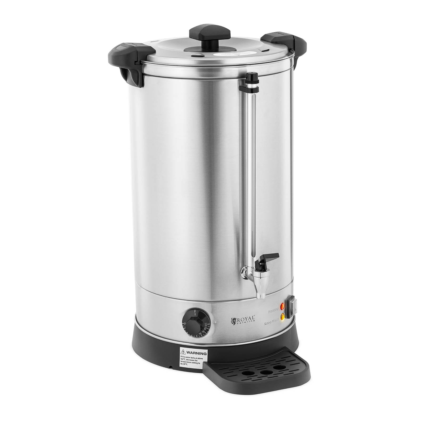 Dwuściankowy warnik do wody, 19,7L, srebrny