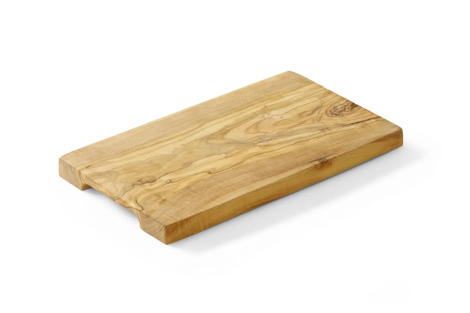 Deska do serwowania z uchwytami 25 x 15 cm z drewna oliwnego | 505168