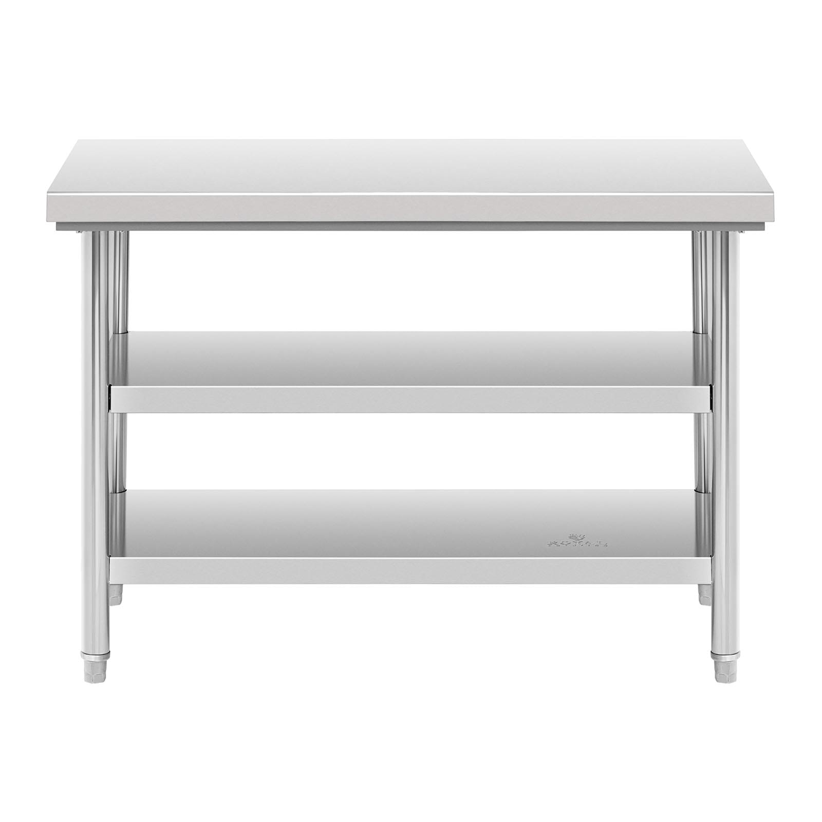 Stół gastronomiczny 120x70cm z 2 półkami