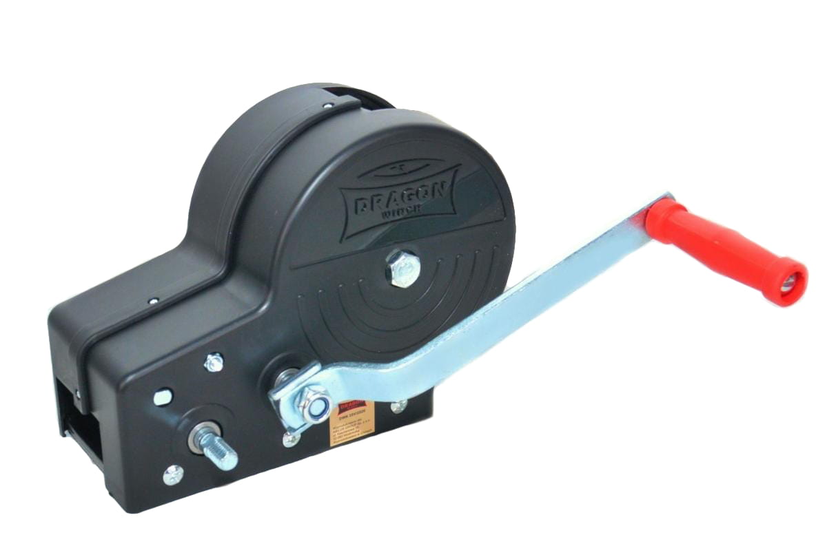 Wyciągarka korbowa pasowa 1588 kg, dwubiegowa z obudową DWK 35VCP