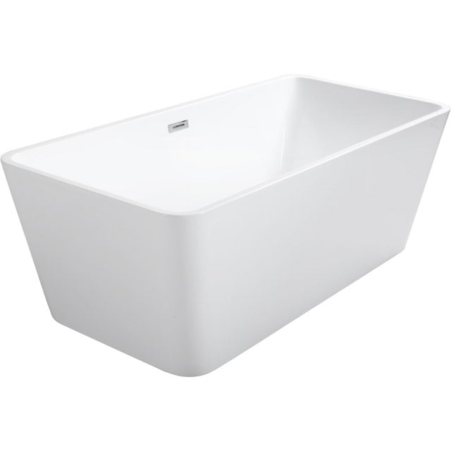 BESCO Wanna wolnostojąca EVITA 160x80 syfon z przelewem chrom #WAS-16