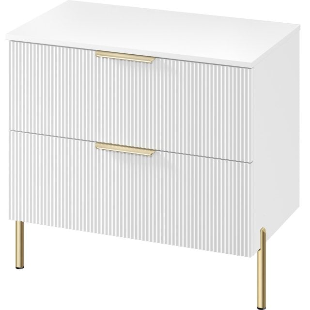 CERSANIT Szafka podumywalkowa NAVADO 80 z blatem biały mat S1044-022