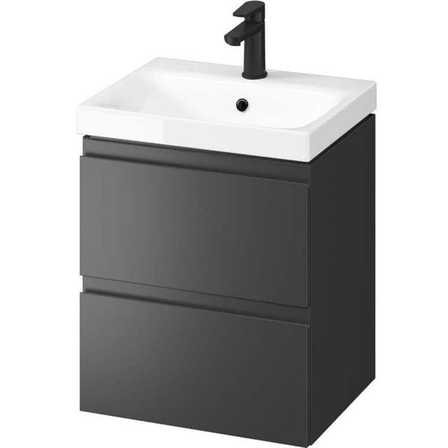 CERSANIT Szafka z umywalką SET B895 MODUO 50 antracytowa do samodziel