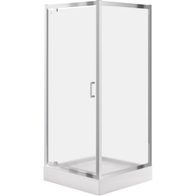 CERSANIT SET B835 Zestaw kabina ZIP kwadrat 90x190 + brodzik TAKO 90x