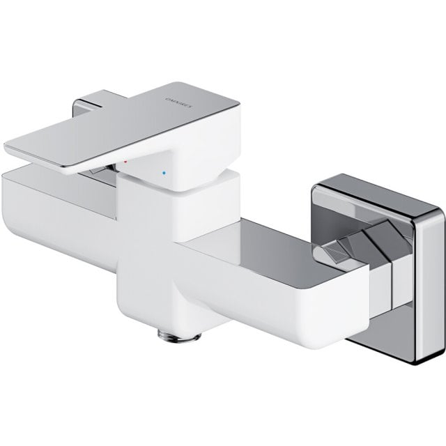 OMNIRES Bateria prysznicowa PARMA chrom biały połysk PM7440CRB