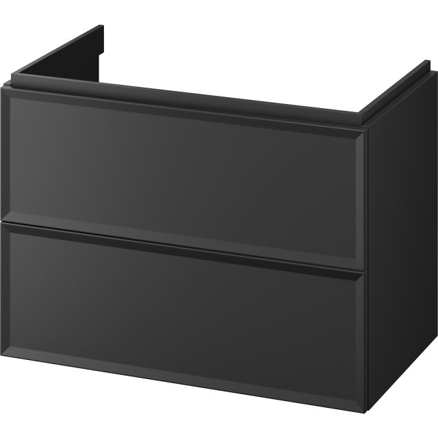 CERSANIT Szafka podumywalkowa MILOS 80 czarny mat S1017-003