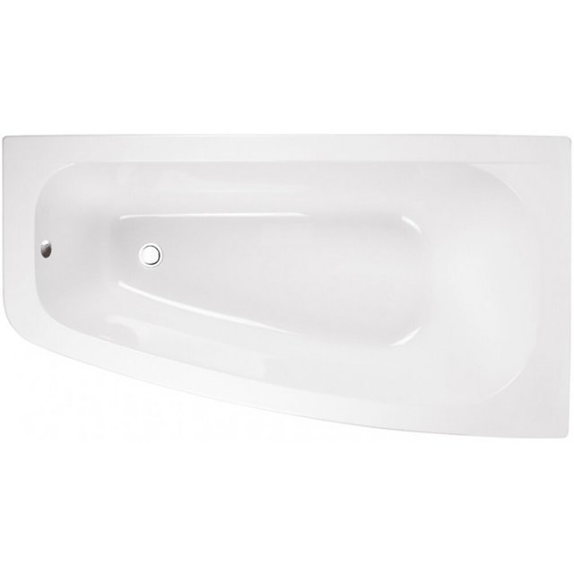 BESCO Wanna narożna LUNA 150x80 cm prawa #WAL-150-NP