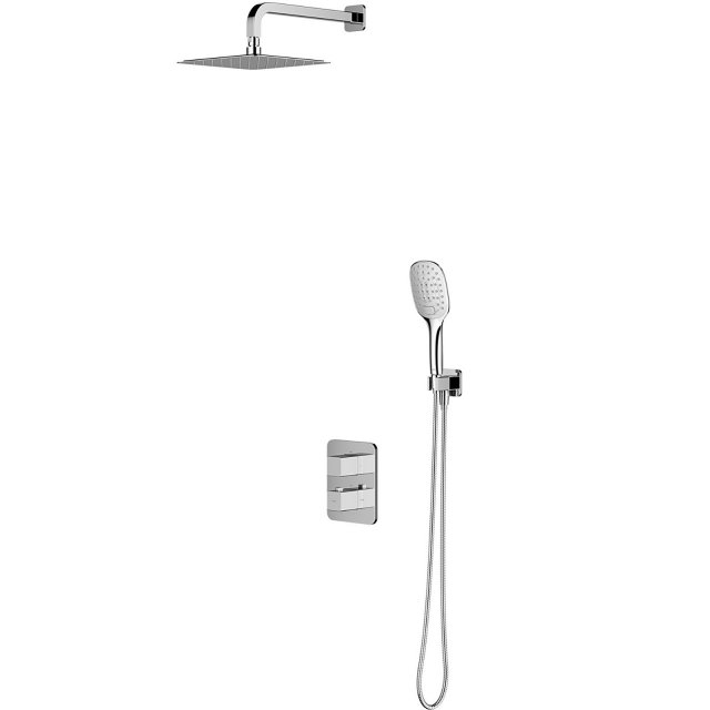OMNIRES Zestaw prysznicowy podtynkowy SLIDE z baterią termostatyczną