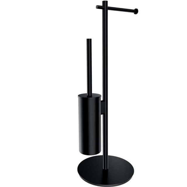 OMNIRES Stojak na papier i szczotkę WC MODERN PROJECT czarny mat MP60