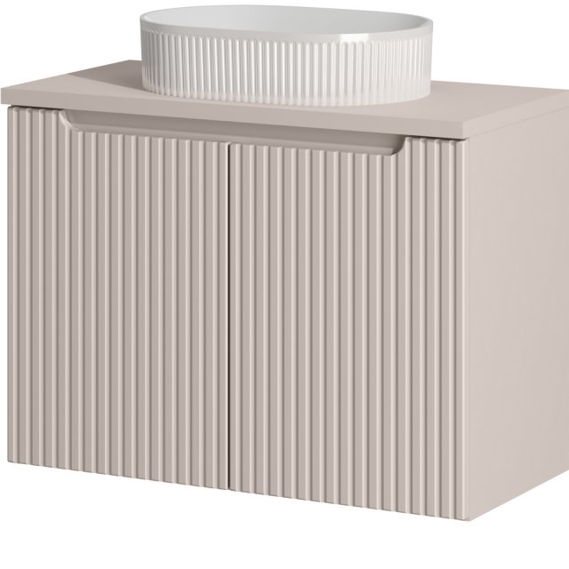 COMAD Zestaw mebli NOVA CASHMERE szafka z drzwiami z blatem 80 cm, um