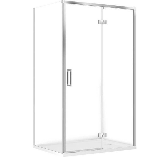 CERSANIT Kabina prysznicowa LARGA prawa chrom 120x90 z brodzikiem TAK