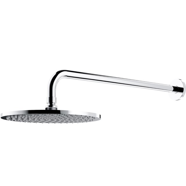 OMNIRES Deszczownica SLIMLINE o25 cm z ramieniem chrom połysk WGSET1C