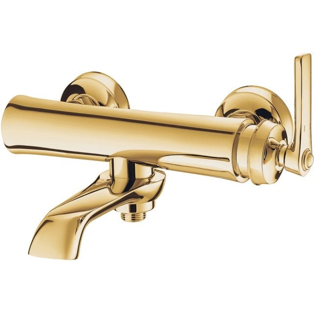 OMNIRES Bateria wannowa ARMANCE ścienna złota połysk AM5230GL