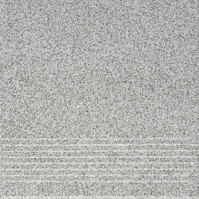 Gres szkliwiony stopnica MILTON grey mat 29,7x29,7 gat. II