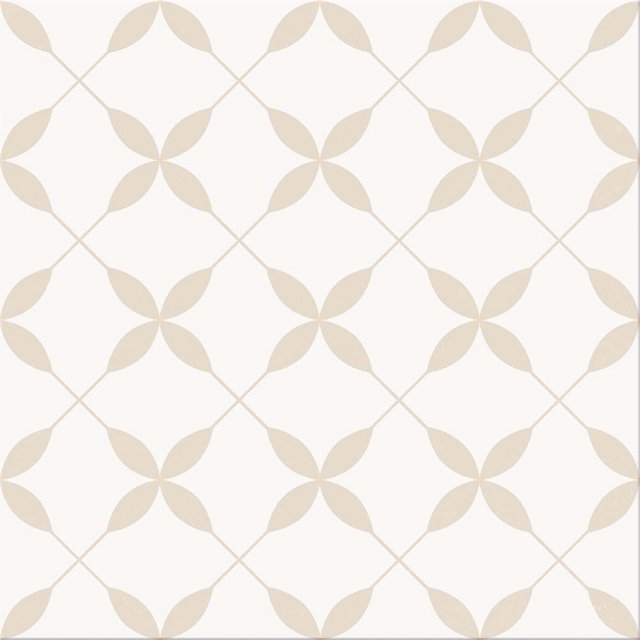Gres szkliwiony ARCONIA beige flora patchwork satin 29,8x29,8 gat. II